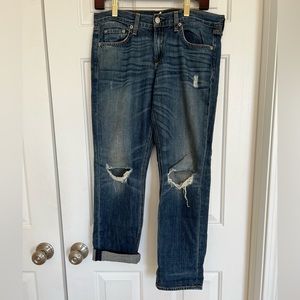 rag & bone Boyfriend Jean Buckley Wash Relaxed Fit size 27